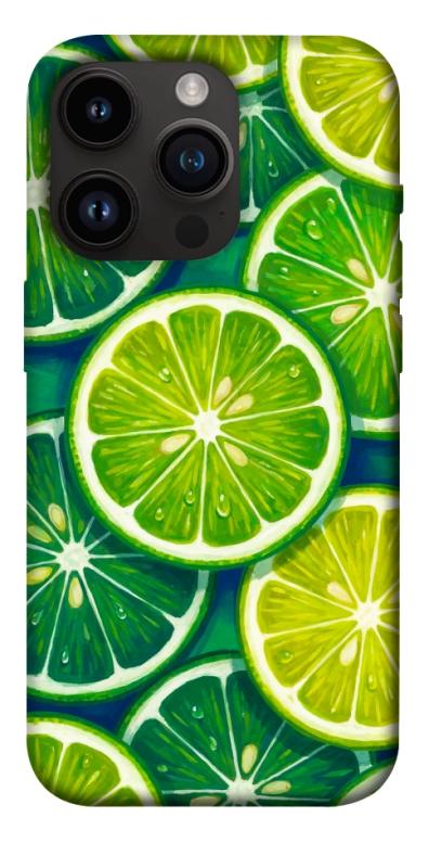 Чехол itsPrint Juicy lime для Apple iPhone 14 Pro (6.1"), еда, купить оптом с доставкой