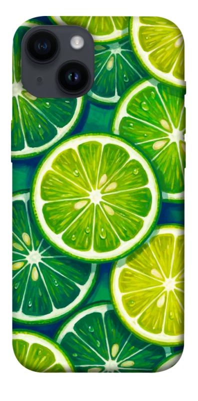 Чехол itsPrint Juicy lime для Apple iPhone 14 (6.1"), еда, купить оптом с доставкой