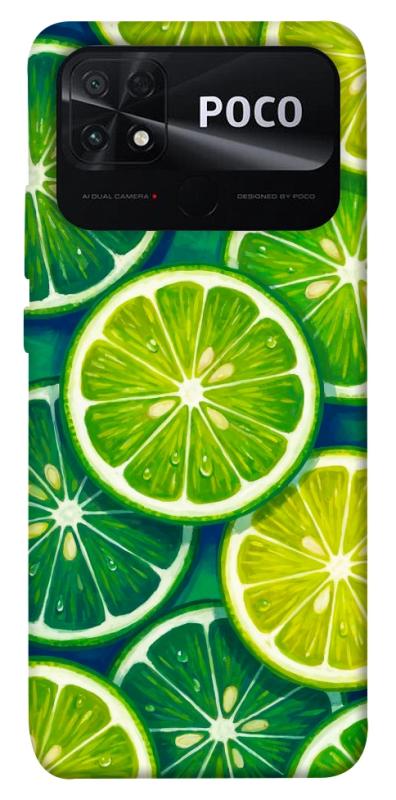 Чехол itsPrint Juicy lime для Xiaomi Poco C40, еда, купить оптом с доставкой