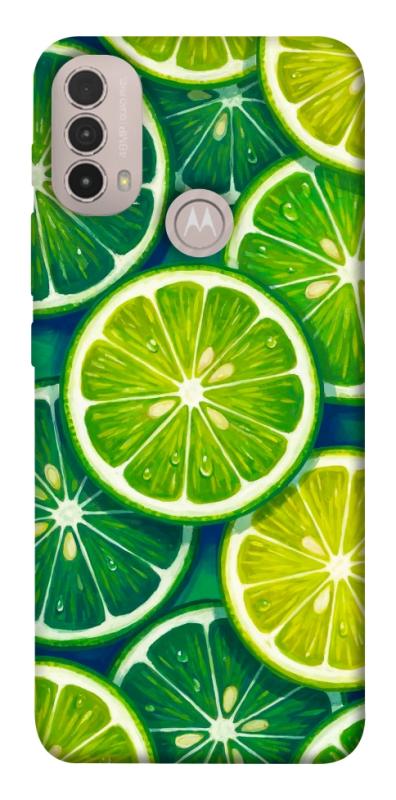 Чехол itsPrint Juicy lime для Motorola Moto E40, еда, купить оптом с доставкой