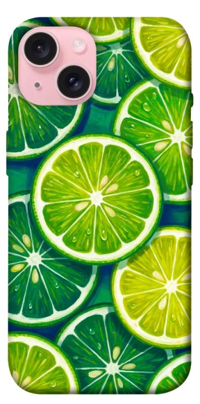 Чехол itsPrint Juicy lime для Apple iPhone 15 (6.1"), еда, купить оптом с доставкой