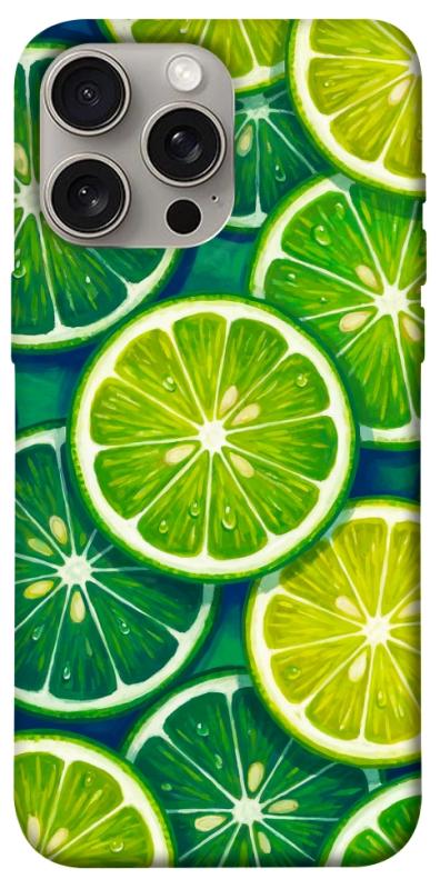 Чохол itsPrint Juicy lime для Apple iPhone 15 Pro Max (6.7"), їжа, купити оптом з доставкою