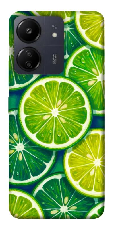 Чехол itsPrint Juicy lime для Xiaomi Redmi 13C, еда, купить оптом с доставкой