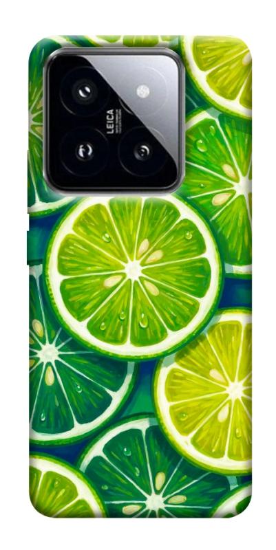 Чохол itsPrint Juicy lime для Xiaomi 14 Pro, їжа, купити оптом з доставкою