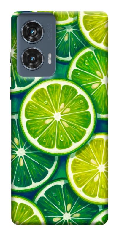 Чохол itsPrint Juicy lime для Motorola Edge 50 Fusion, їжа, купити оптом з доставкою