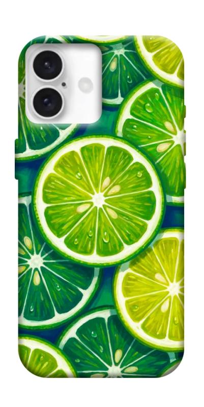 Чехол itsPrint Juicy lime для Apple iPhone 16 (6.1"), еда, купить оптом с доставкой