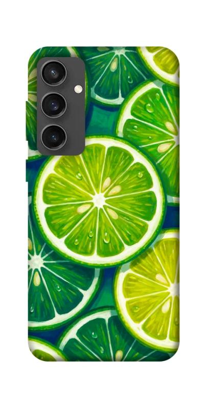 Чехол itsPrint Juicy lime для Samsung Galaxy S24 FE, еда, купить оптом с доставкой