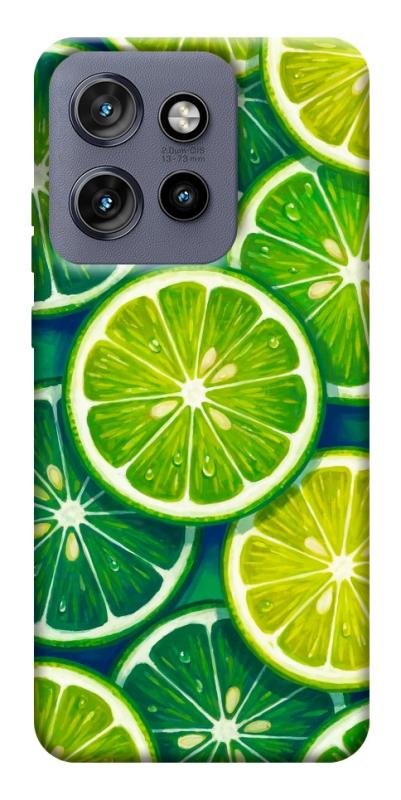 Чехол itsPrint Juicy lime для Motorola Edge 50 Neo, еда, купить оптом с доставкой