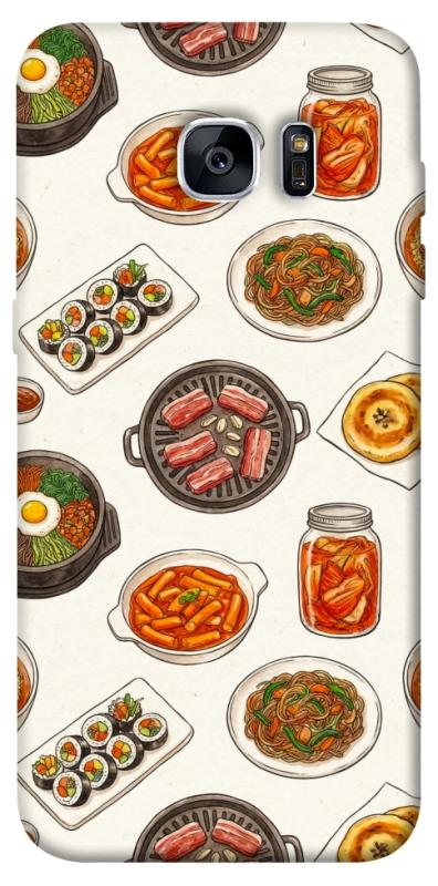 Чехол itsPrint Korean food для Samsung G935F Galaxy S7 Edge, еда, купить оптом с доставкой