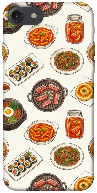 Чехол itsPrint Korean food для Apple iPhone 7 / 8 (4.7"), еда, купить оптом с доставкой