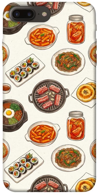 Чехол itsPrint Korean food для Apple iPhone 7 plus / 8 plus (5.5"), еда, купить оптом с доставкой
