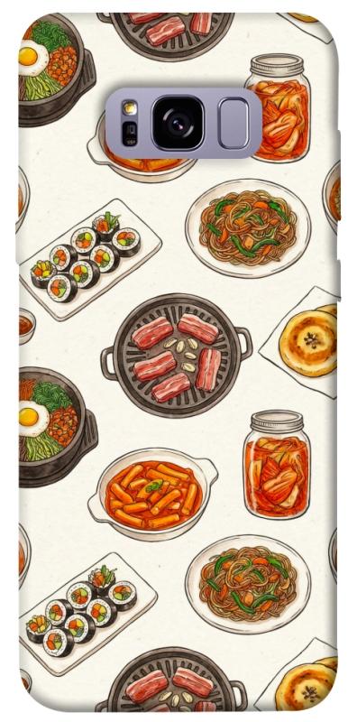 Чехол itsPrint Korean food для Samsung G955 Galaxy S8 Plus, еда, купить оптом с доставкой