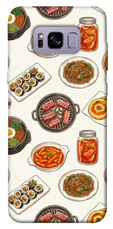 Чехол itsPrint Korean food для Samsung G955 Galaxy S8 Plus, еда, купить оптом с доставкой