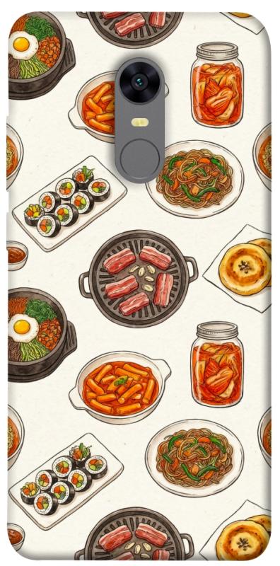 Чехол itsPrint Korean food для Xiaomi Redmi 5 Plus / Redmi Note 5 (Single Camera), еда, купить оптом с доставкой