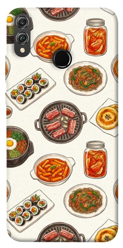 Чехол itsPrint Korean food для Huawei Honor 8X, еда, купить оптом с доставкой