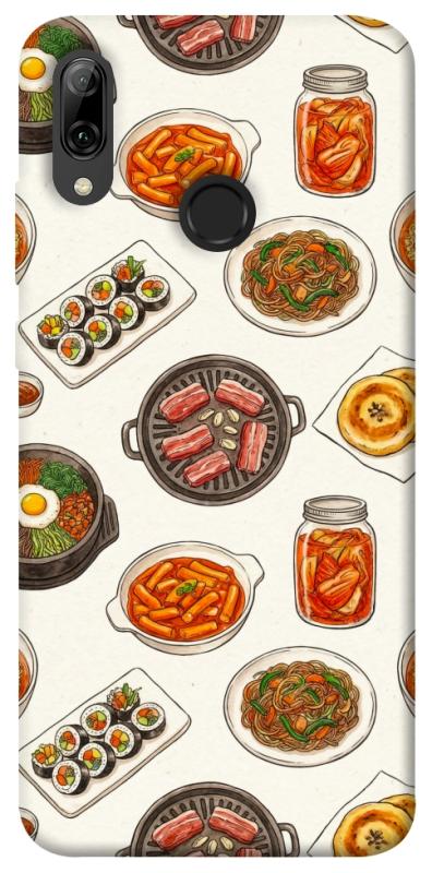 Чехол itsPrint Korean food для Huawei P Smart (2019), еда, купить оптом с доставкой