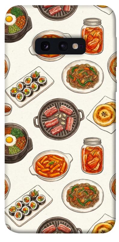 Чехол itsPrint Korean food для Samsung Galaxy S10e, еда, купить оптом с доставкой