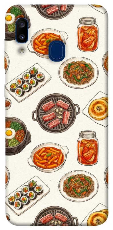 Чохол itsPrint Korean food для Samsung Galaxy A20 / A30, їжа, купити оптом з доставкою