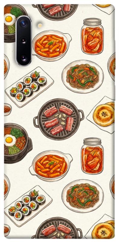 Чехол itsPrint Korean food для Samsung Galaxy Note 10, еда, купить оптом с доставкой