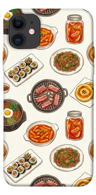 Чехол itsPrint Korean food для Apple iPhone 11 (6.1"), еда, купить оптом с доставкой