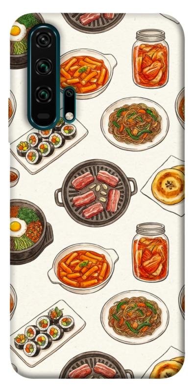 Чехол itsPrint Korean food для Huawei Honor 20 Pro, еда, купить оптом с доставкой