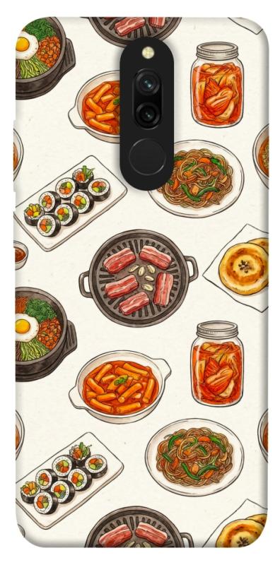 Чехол itsPrint Korean food для Xiaomi Redmi 8, еда, купить оптом с доставкой