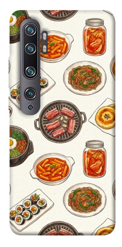 Чехол itsPrint Korean food для Xiaomi Mi Note 10 / Note 10 Pro / Mi CC9 Pro, еда, купить оптом с доставкой