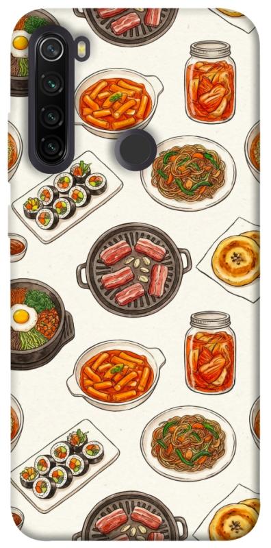 Чехол itsPrint Korean food для Xiaomi Redmi Note 8T, еда, купить оптом с доставкой
