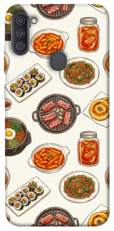 Чехол itsPrint Korean food для Samsung Galaxy A11, еда, купить оптом с доставкой