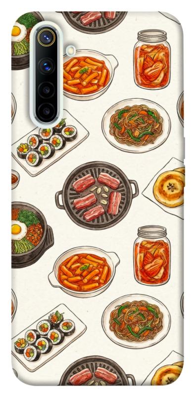 Чехол itsPrint Korean food для Realme 6, еда, купить оптом с доставкой