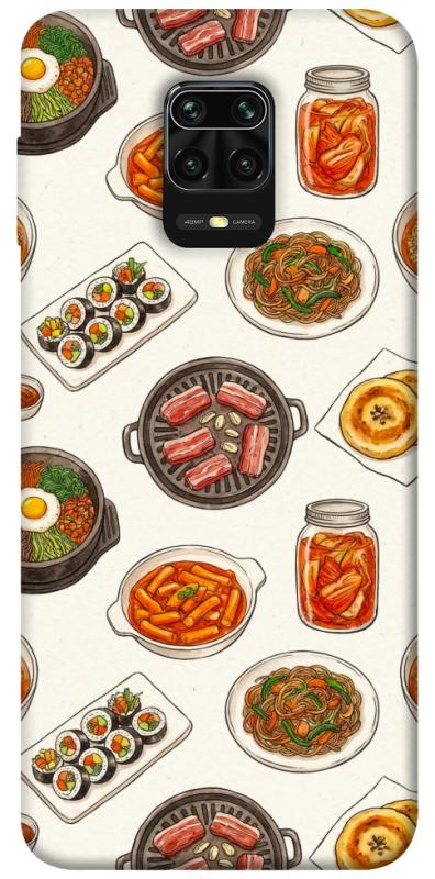 Чехол itsPrint Korean food для Xiaomi Redmi Note 9s / Note 9 Pro / Note 9 Pro Max, еда, купить оптом с доставкой