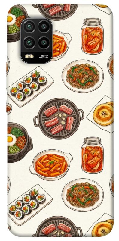 Чехол itsPrint Korean food для Xiaomi Mi 10 Lite, еда, купить оптом с доставкой