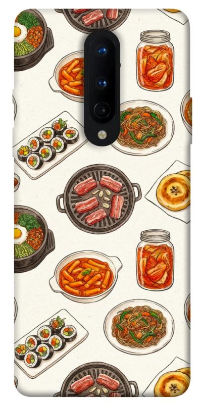Чохол itsPrint Korean food для OnePlus 8, їжа, купити оптом з доставкою