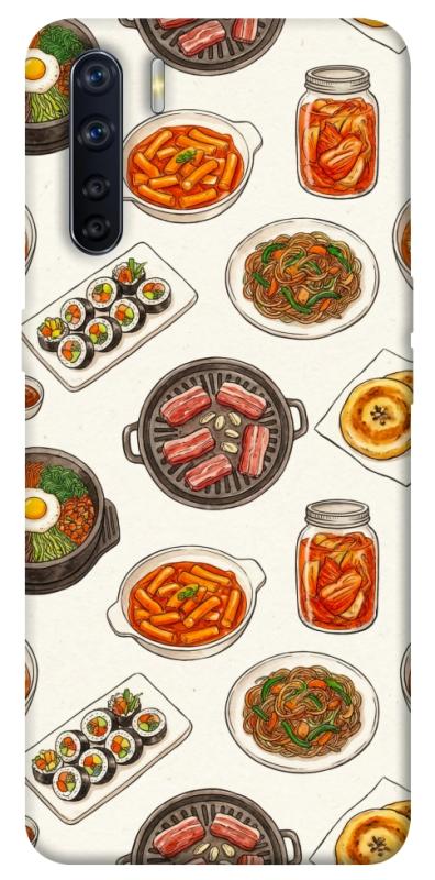 Чехол itsPrint Korean food для Oppo A91, еда, купить оптом с доставкой
