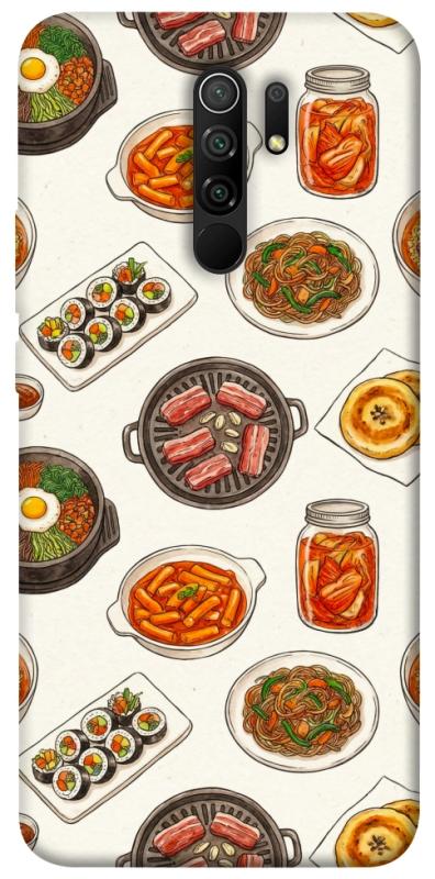 Чехол itsPrint Korean food для Xiaomi Redmi 9, еда, купить оптом с доставкой