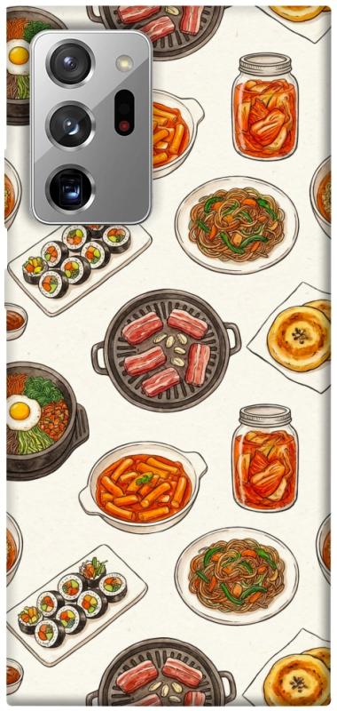 Чехол itsPrint Korean food для Samsung Galaxy Note 20 Ultra, еда, купить оптом с доставкой