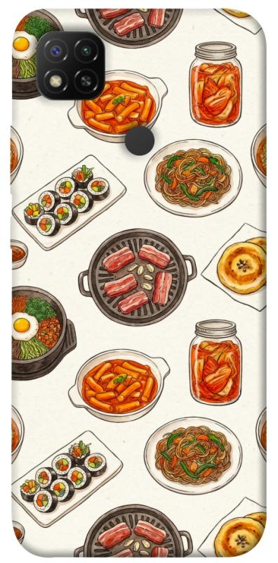Чехол itsPrint Korean food для Xiaomi Redmi 9C, еда, купить оптом с доставкой