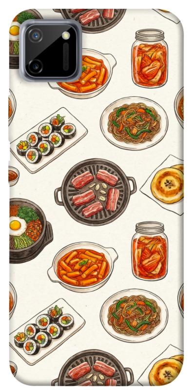 Чехол itsPrint Korean food для Realme C11, еда, купить оптом с доставкой