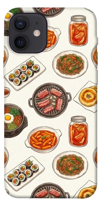 Чехол itsPrint Korean food для Apple iPhone 12 Pro (6.1"), еда, купить оптом с доставкой