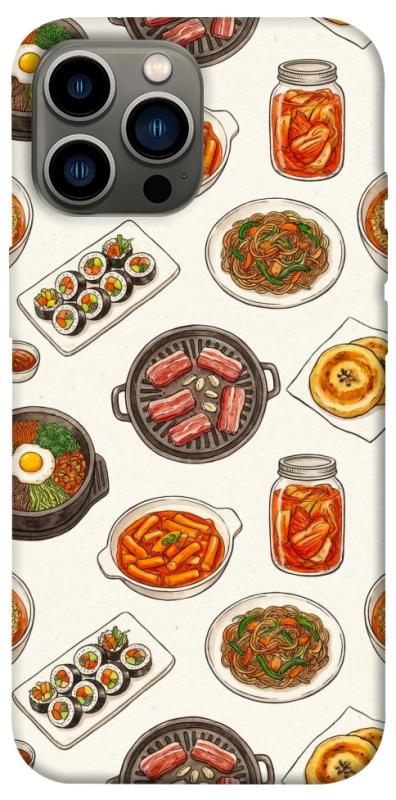 Чехол itsPrint Korean food для Apple iPhone 12 Pro Max (6.7"), еда, купить оптом с доставкой