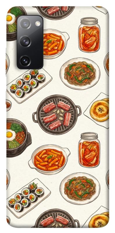 Чехол itsPrint Korean food для Samsung Galaxy S20 FE, еда, купить оптом с доставкой