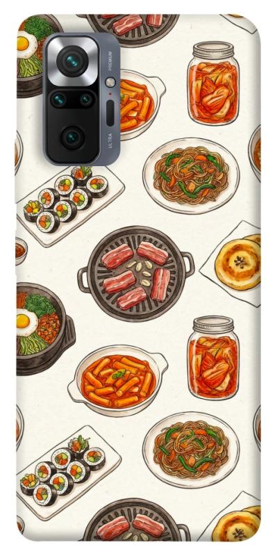 Чехол itsPrint Korean food для Xiaomi Redmi Note 10 Pro, еда, купить оптом с доставкой