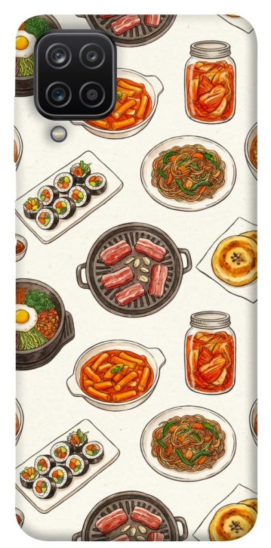 Чехол itsPrint Korean food для Samsung Galaxy A12, еда, купить оптом с доставкой