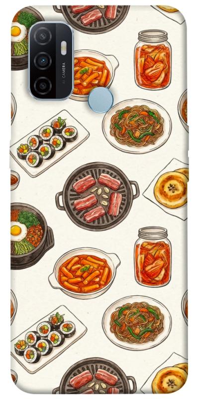 Чехол itsPrint Korean food для Oppo A53 / A32 / A33, еда, купить оптом с доставкой