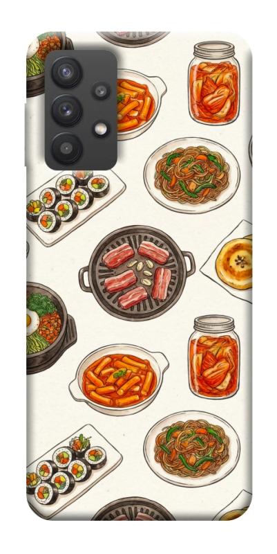 Чехол itsPrint Korean food для Samsung Galaxy A32 (A326B) 5G, еда, купить оптом с доставкой