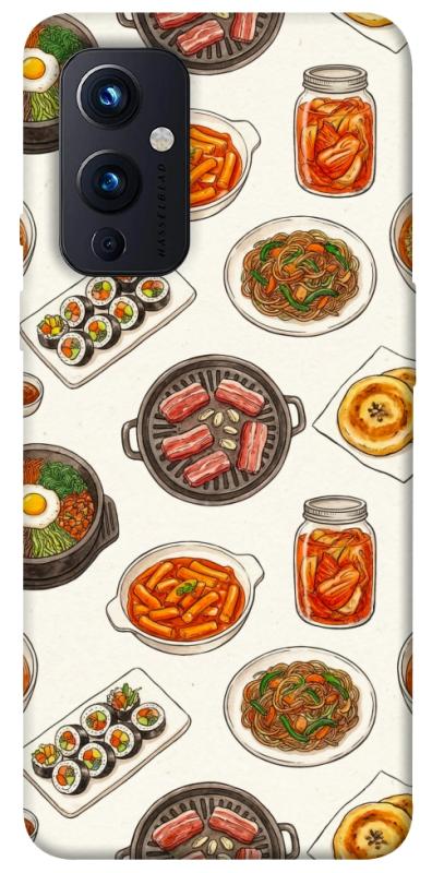 Чехол itsPrint Korean food для OnePlus 9, еда, купить оптом с доставкой