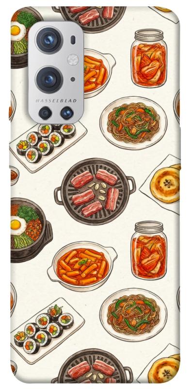 Чехол itsPrint Korean food для OnePlus 9 Pro, еда, купить оптом с доставкой