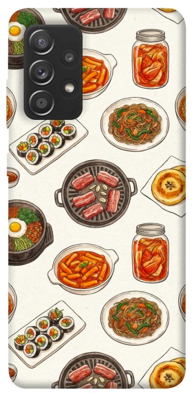 Чехол itsPrint Korean food для Samsung Galaxy A72 4G / A72 5G, еда, купить оптом с доставкой