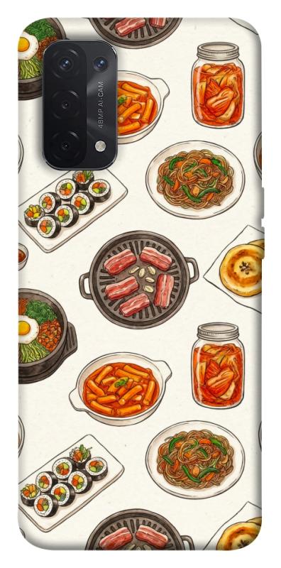 Чехол itsPrint Korean food для Oppo A54 4G, еда, купить оптом с доставкой