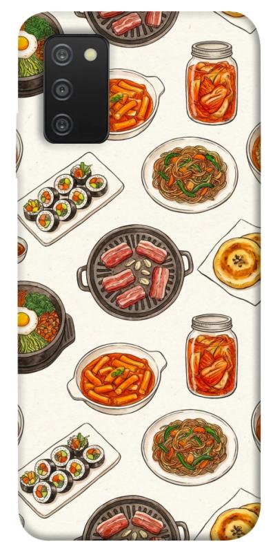 Чехол itsPrint Korean food для Samsung Galaxy A03s, еда, купить оптом с доставкой